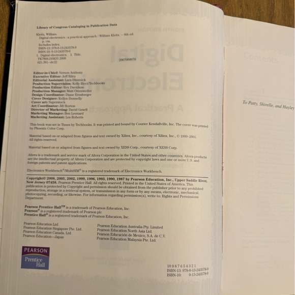 Digital Electronics A practical approach eighth edition by William Kleitz w/ CD - Picture 4 of 13